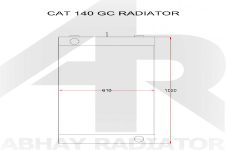 CAT 140GC RADIATOR 521-1046